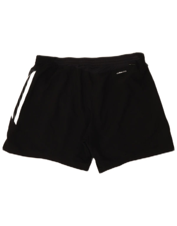 Pantaloni scurți sport Climacool pentru femei Adidas UK 12 Poliester mediu negru