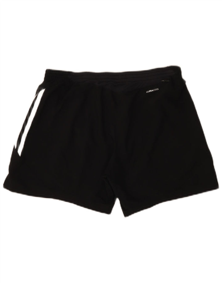 Pantaloni scurți sport Climacool pentru femei Adidas UK 12 Poliester mediu negru