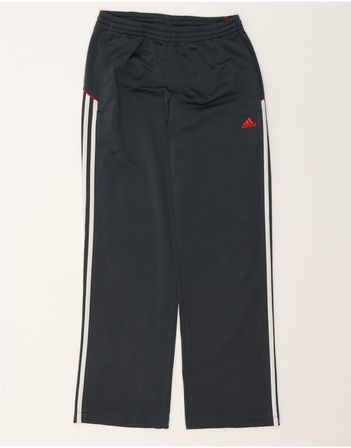Pantaloni de trening Adidas pentru baieti 13-14 ani poliester gri