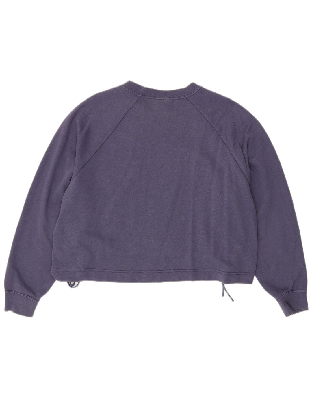 Pulover oversize pentru femei Nike Crop, UK 14, bumbac violet mediu