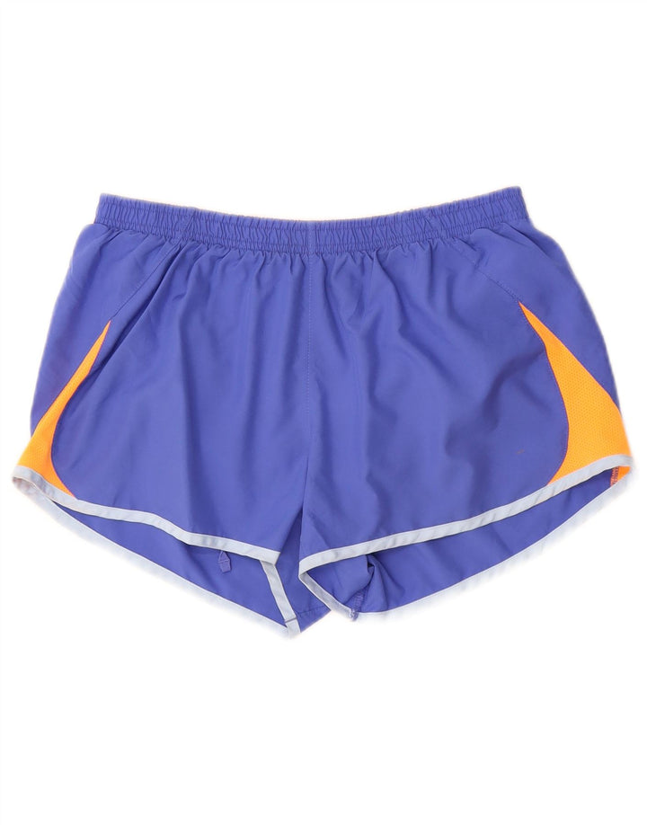 Pantaloni scurți sport Nike pentru femei UK 14, albastru mediu, poliester color bloc