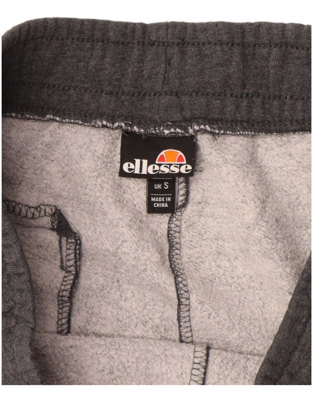 Pantaloni scurti sport grafic ELLESSE pentru bărbați, bumbac, gri mic