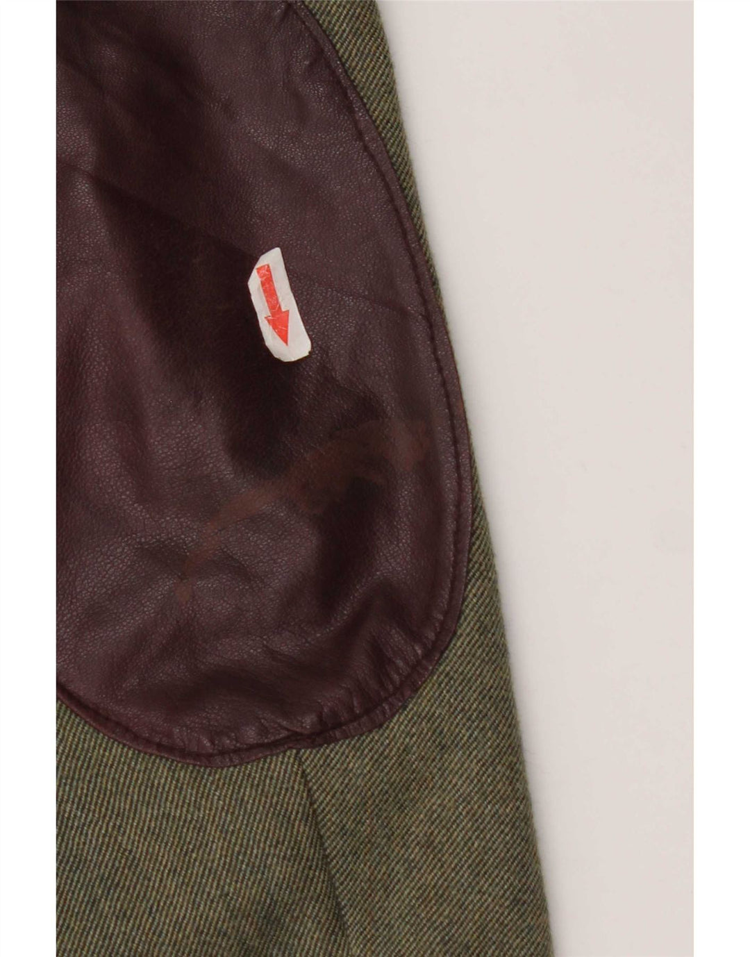 Jachetă vintage pentru bărbați cu 3 nasturi, UK 38 Medium Khaki Colorblock