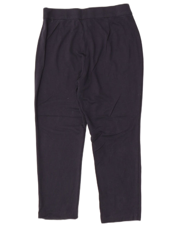 Pantaloni tăiați pentru femei Marks & Spencer UK 14 Medium W30 L25 Bleumarin
