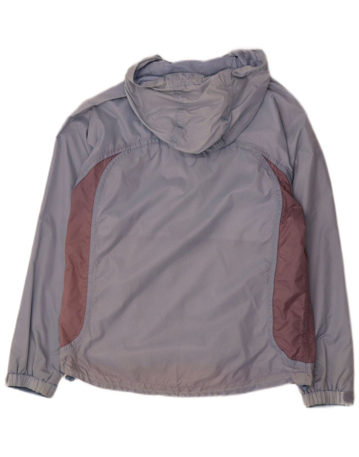 Jachetă de vânt cu glugă Helly Hansen pentru băieți 11-12 ani, albastru, color block