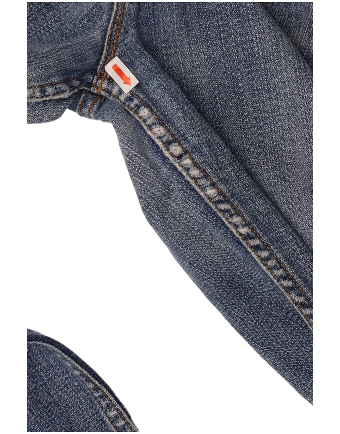 Blugi Levi's 518 Super Low Bootcut pentru femei US 9 Medium W30 L31 Bumbac albastru