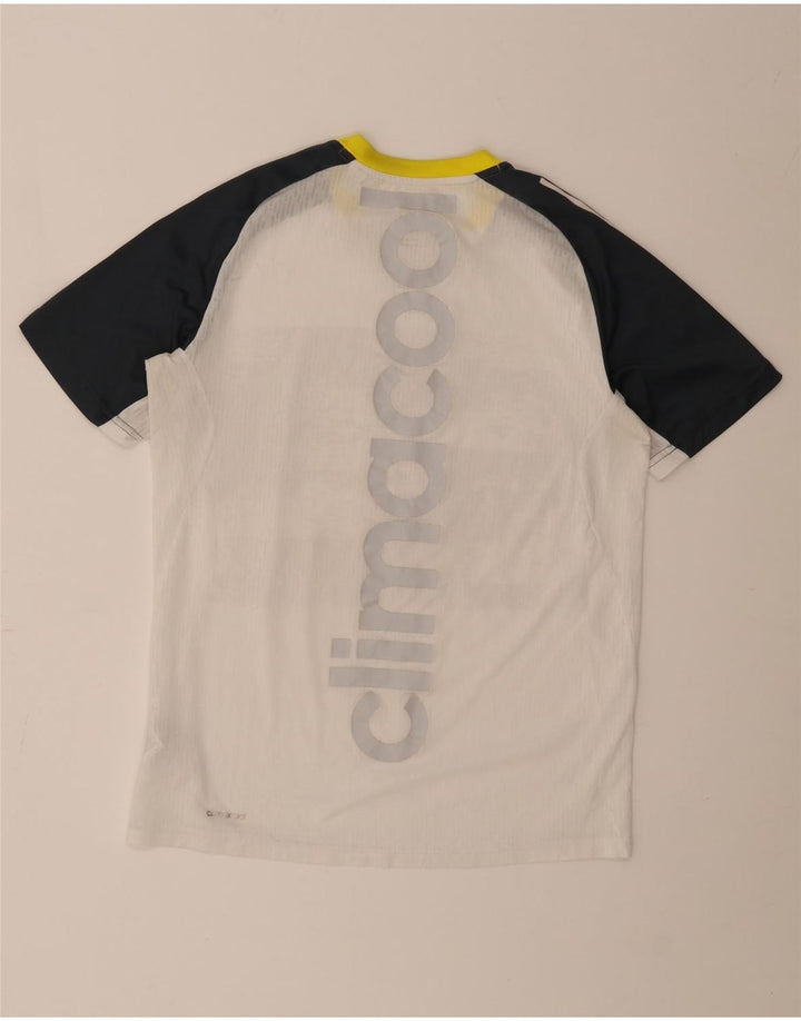 Tricou cu grafic Climacool pentru bărbați Adidas Top Mediu Alb Colorblock