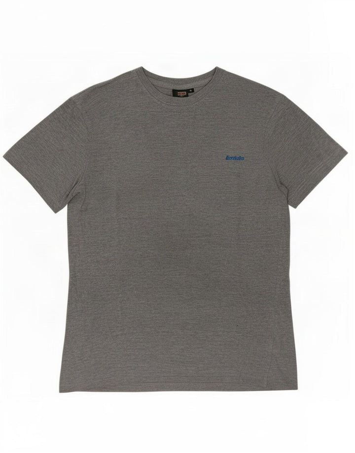 Tricou pentru bărbați Invicta Top din bumbac gri mediu
