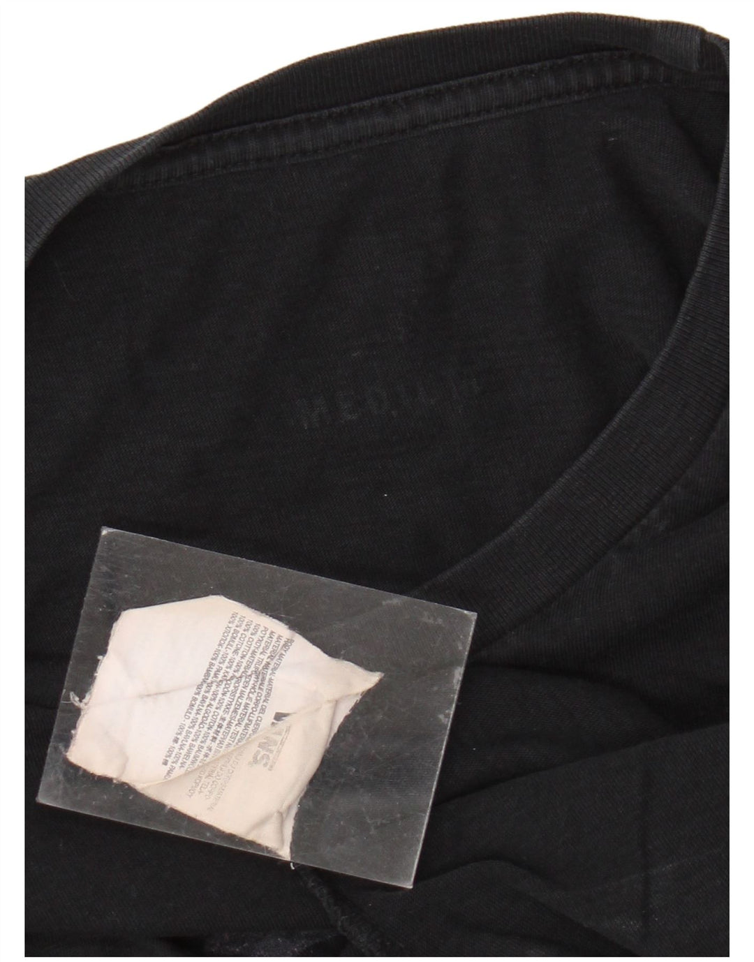 VANS Top grafic pentru bărbați cu mânecă lungă, bumbac mediu negru