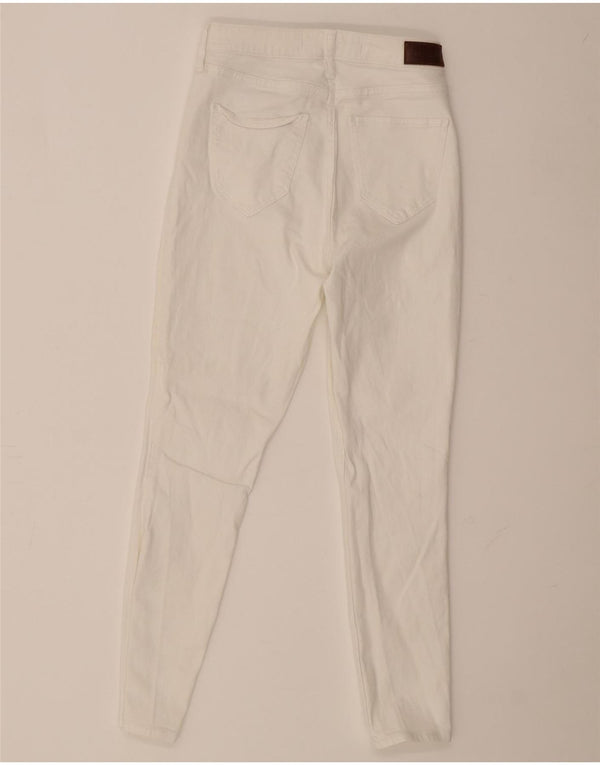 Blugi tăiați cu talie înaltă pentru femei Hollister US 1 XS W25 L26 Alb