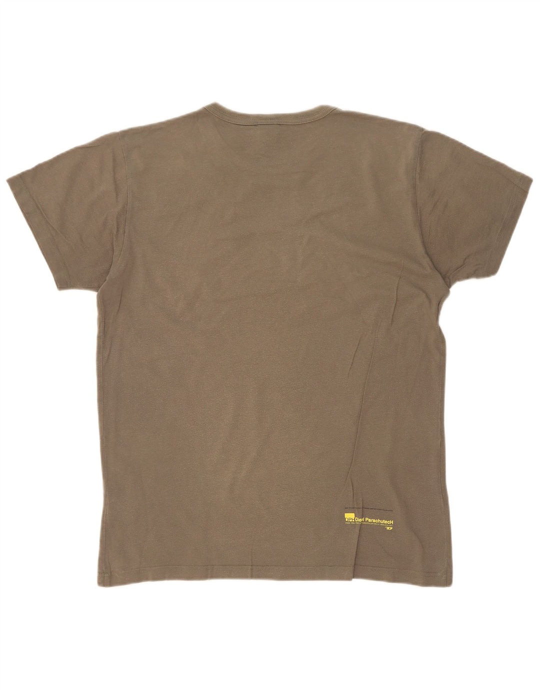Tricou grafic pentru bărbați Diesel Top Mediu Kaki Bumbac color bloc