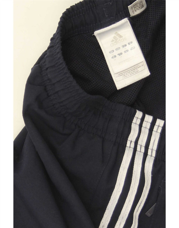 Pantaloni de trening Adidas pentru femei Pantaloni de jogging UK 12 Medium Bleumarin Poliester