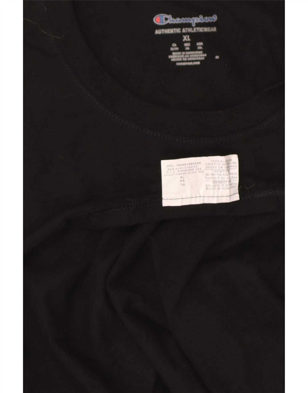 Vestă grafică pentru bărbați Champion XL, bumbac negru