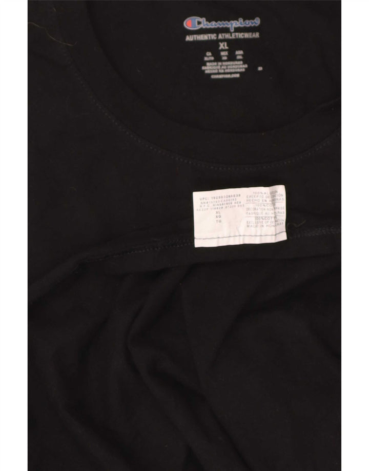 Vestă grafică pentru bărbați Champion XL, bumbac negru