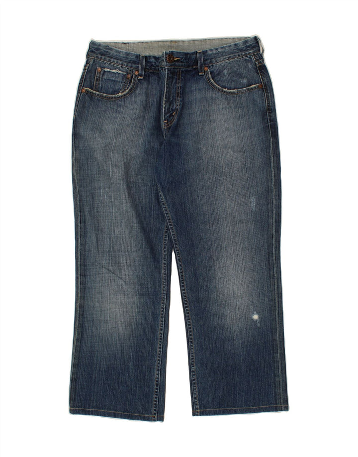 LEVI'S Womens Bootcut Jeans W36 L25 Navy Blue Cotton Vintage Levi's and Second-Hand Levi's from Messina Hembry 
