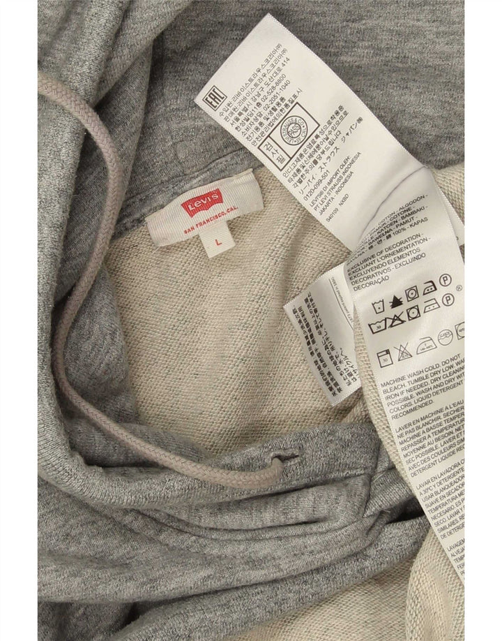 Pulover Levi's pentru bărbați, mare, gri, cu pete