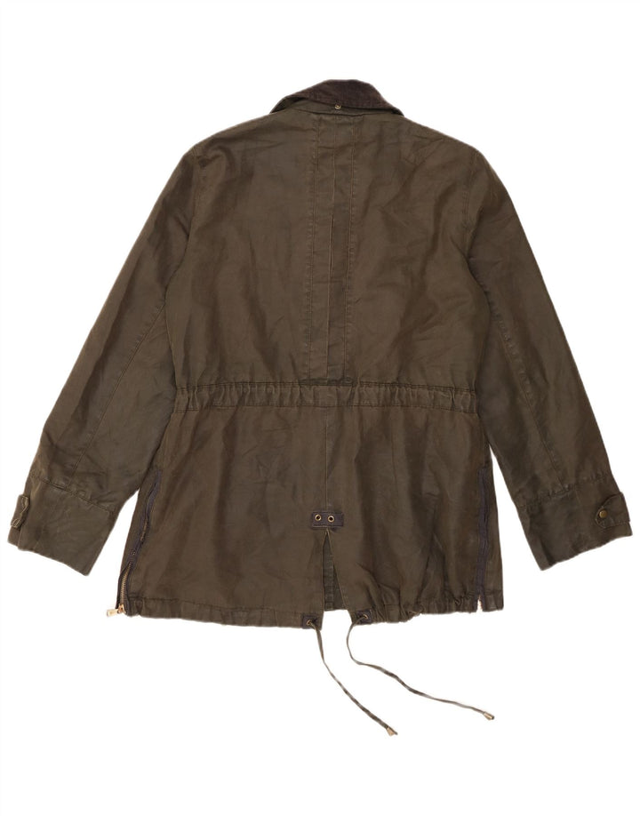 Jachetă pentru femei Trafaluc Utility Zara UK 12 Medium Khaki Bumbac