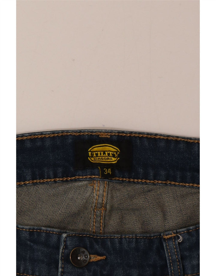 Blugi Diadora pentru bărbați Cargo Straight W34 L30 Albastru