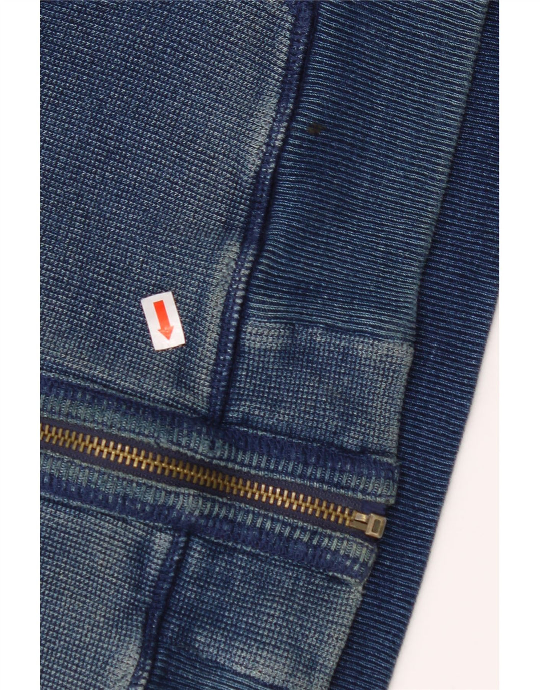 FAT FACE Hanorac cu fermoar pentru bărbați, bumbac mediu, albastru bleumarin