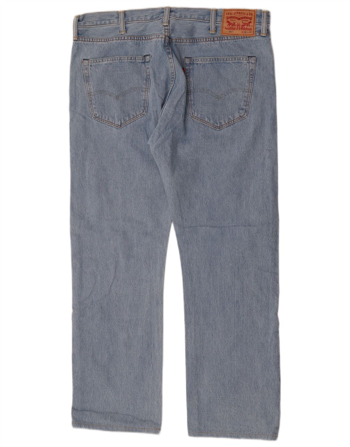 Blugi drepti pentru bărbați Levi's 501 W38 L29 Bumbac albastru