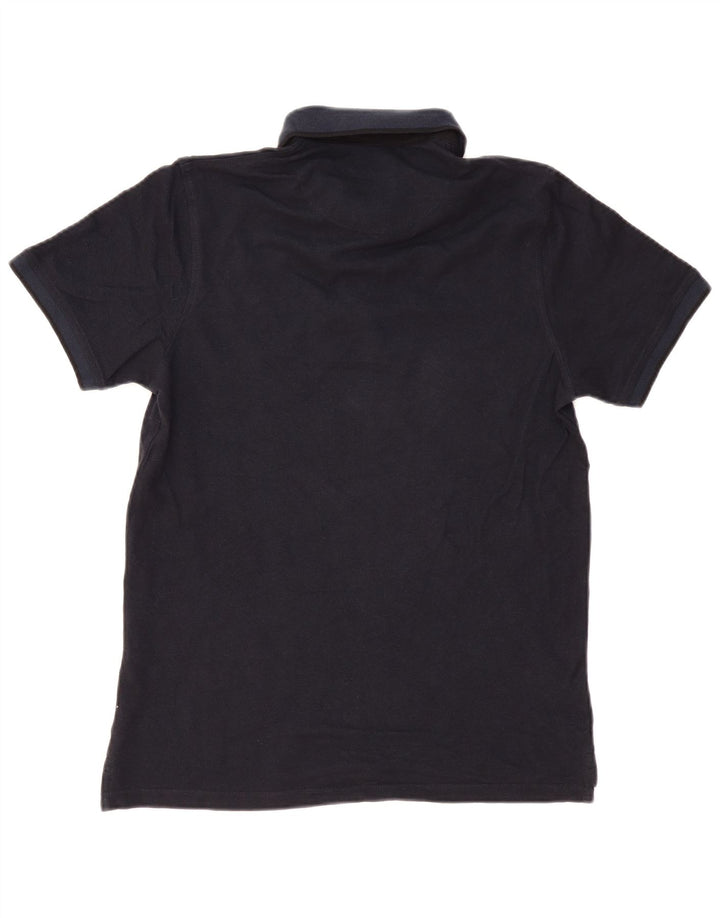 Tricou polo Jack & Jones pentru bărbați, bumbac, albastru bleumarin mediu