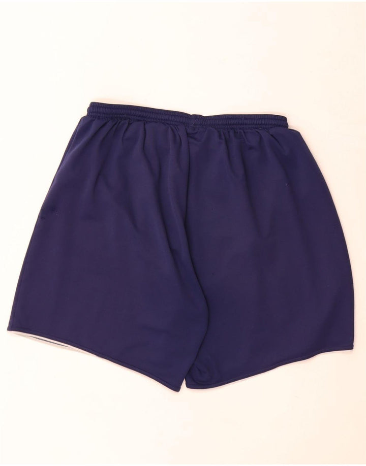 Pantaloni scurți sport pentru bărbați Adidas, mari, albastru, poliester