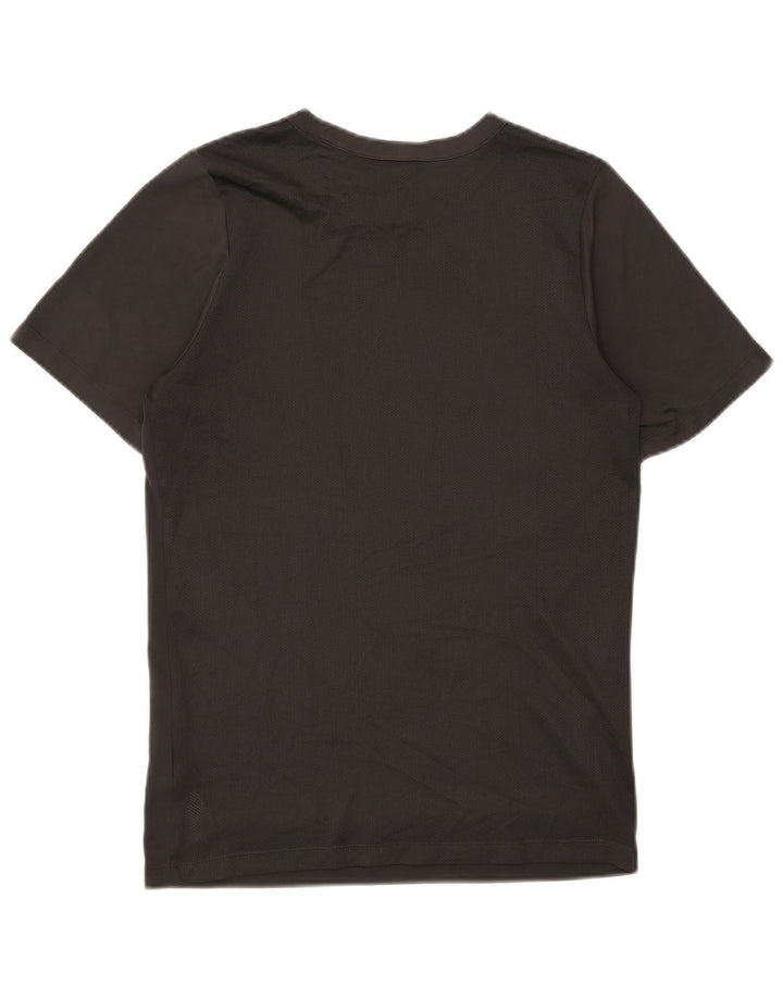 Tricou grafic NIKE Dri Fit pentru bărbați Top mic, gri, poliester