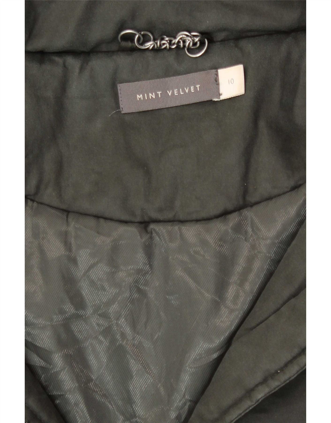MINT VELVET Jachetă parka cu glugă pentru femei UK 10 Small Khaki