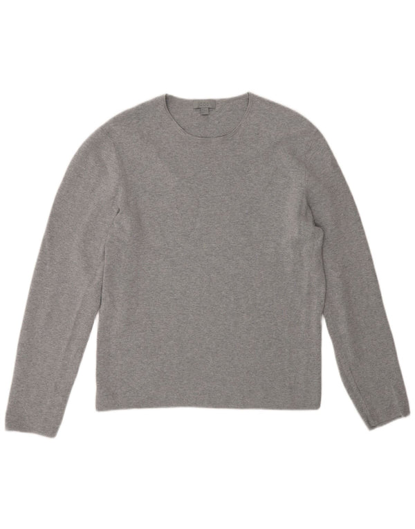 Cos Top pentru femei cu mânecă lungă UK 14 Medium Gri Bumbac