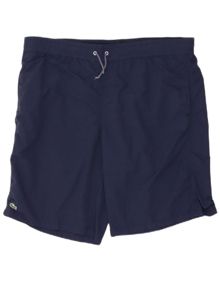 Pantaloni scurți de înot Lacoste pentru bărbați Mărimea 7 2XL Poliester bleumarin