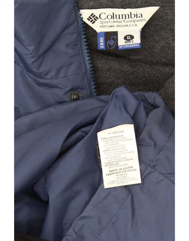 Jachetă Columbia pentru bărbați Interchange Windbreaker UK 42 XL Albastru Colorblock
