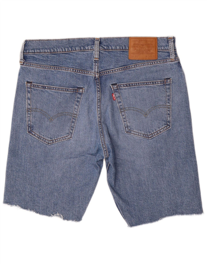 Pantaloni scurți Levi's 512 Denim W34 Large Blue Bumbac