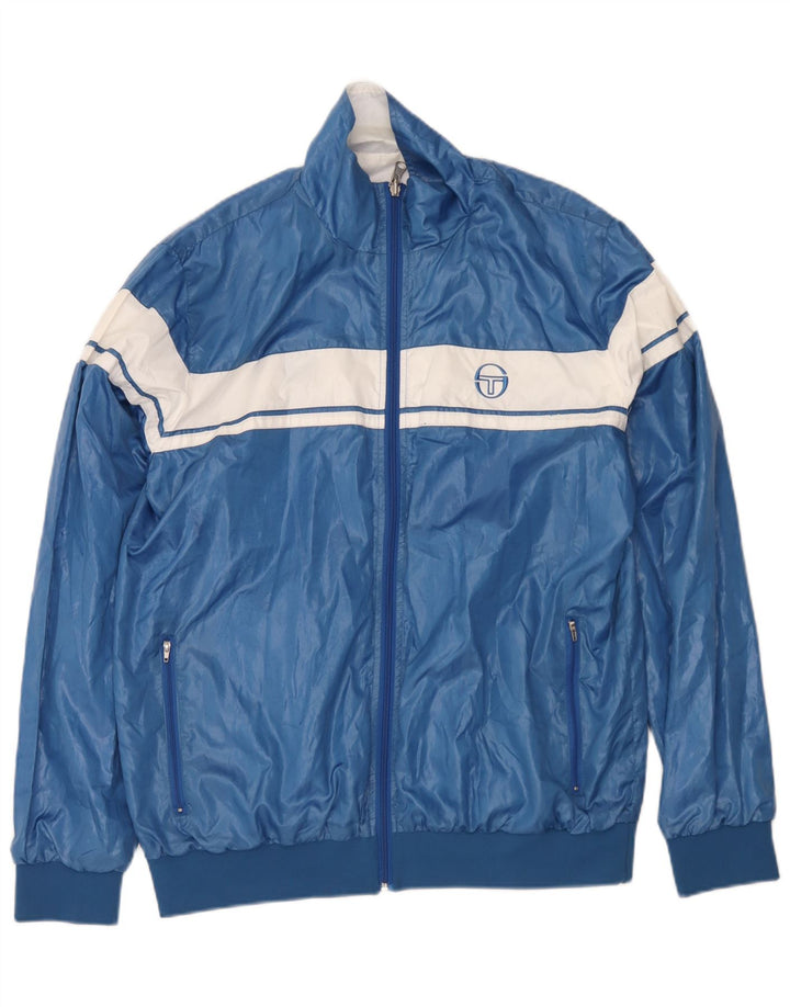 Jachetă reversibilă pentru bărbați Sergio Tacchini UK 42 XL Albastru Poliester color bloc