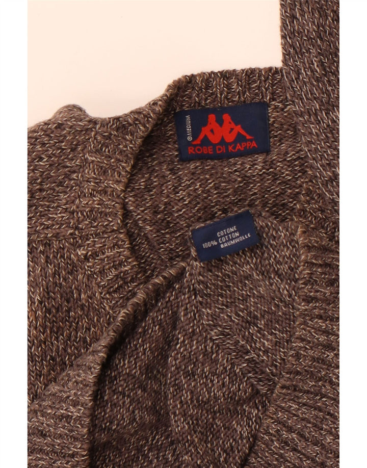 Pulover pentru bărbați KAPPA cu decolteu în V, bumbac, gri mediu