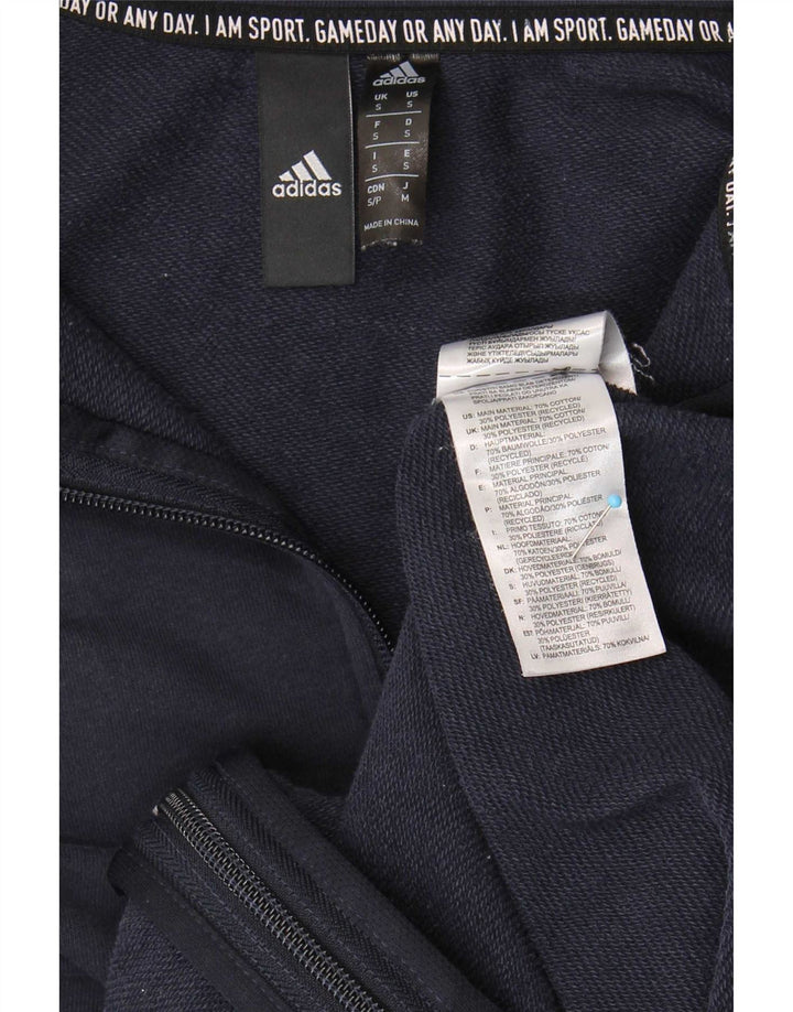 Jachetă de trening pentru bărbați Adidas, mică, albastru, bumbac color bloc