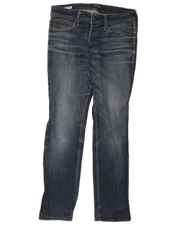 Blugi Jack & Jones Tim Slim pentru bărbați W33 L32 albaștri