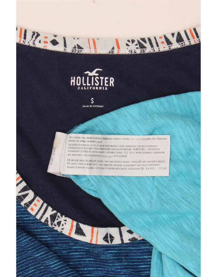 Vestă pentru bărbați HOLLISTER, bumbac cu dungi mici, albastre