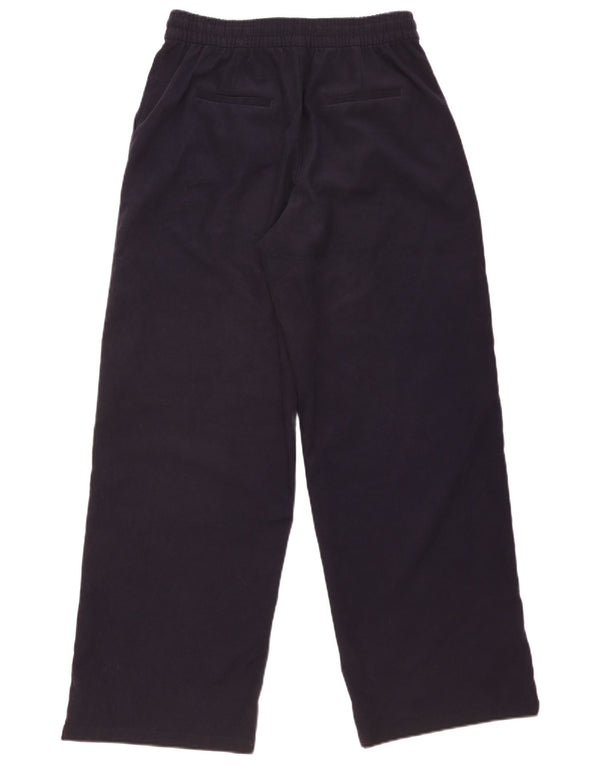 Pantaloni chino pentru femei cu picioare largi Zara L30 L31 Poliester bleumarin