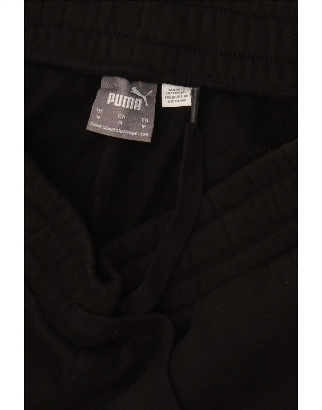 PUMA Mens Graphic Tracksuit Trousers Joggers Medium  Black Cotton Vintage Puma and Second-Hand Puma from Messina Hembry 