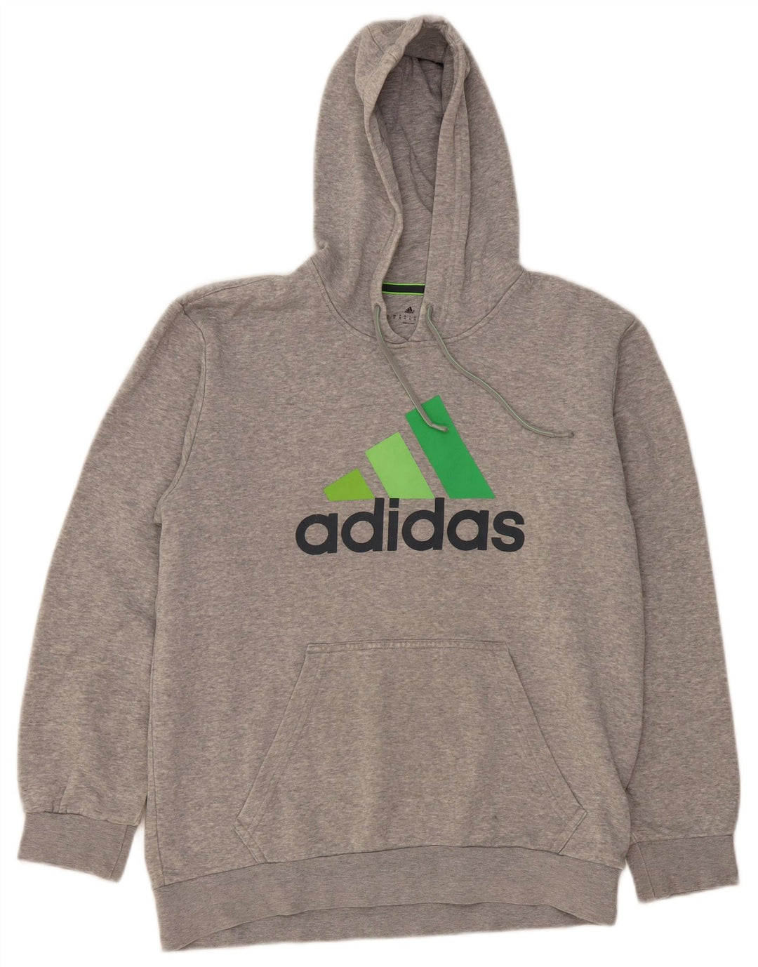 Pulover pentru bărbați Adidas Graphic Hoodie, gri mediu