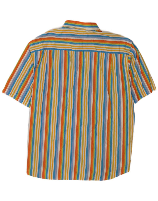 Cămașă cu mânecă scurtă pentru bărbați Paul & Shark Mărimea 43 XL, cu dungi multicolore