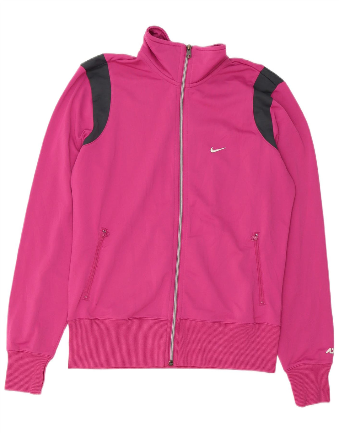 Jachetă de trening pentru femei NIKE UK 16, mare, roz, poliester color bloc