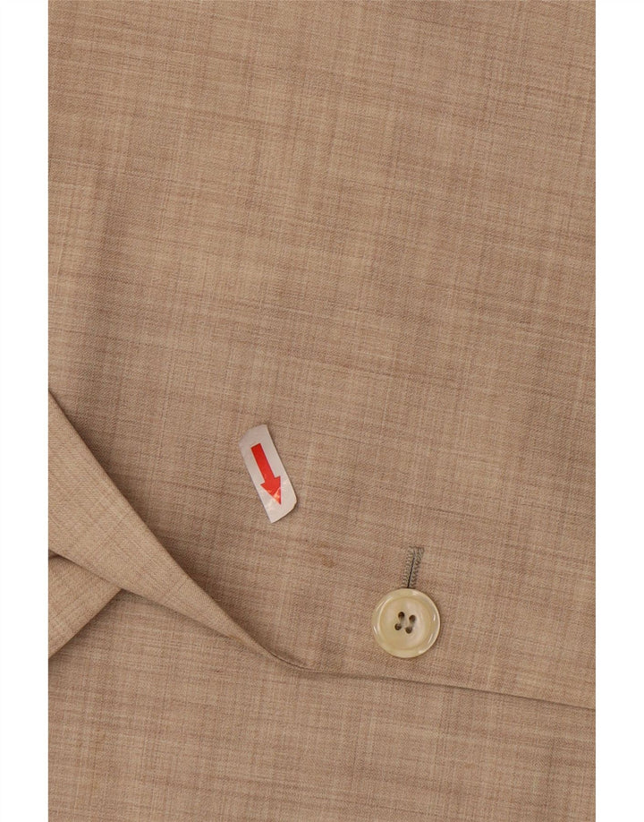 Jachetă Ravazzolo pentru bărbați cu 2 nasturi IT 46 Mic Bej Lână virgină