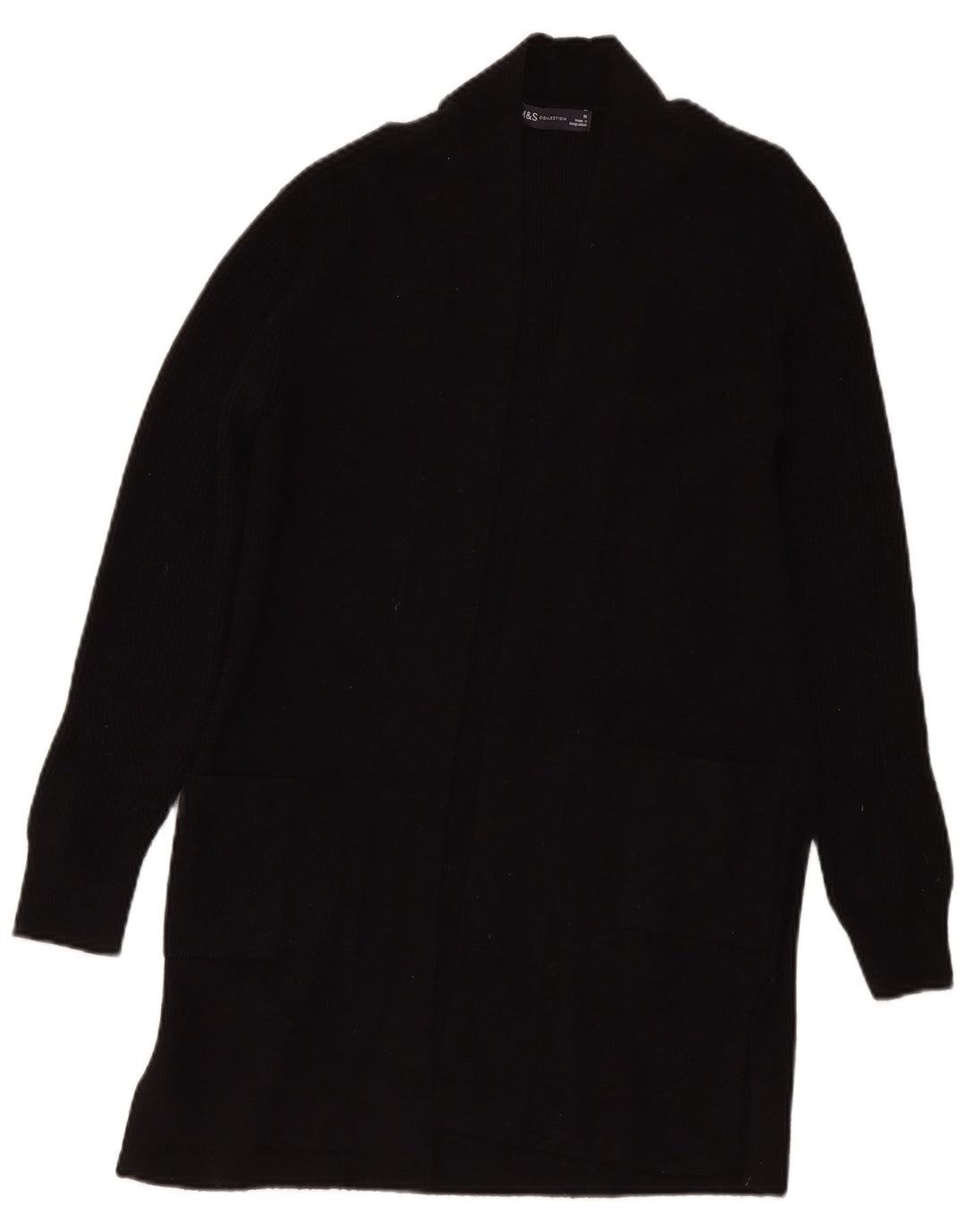 Pulover cardigan cu paragate pentru femei Marks & Spencer UK 10 Small Black