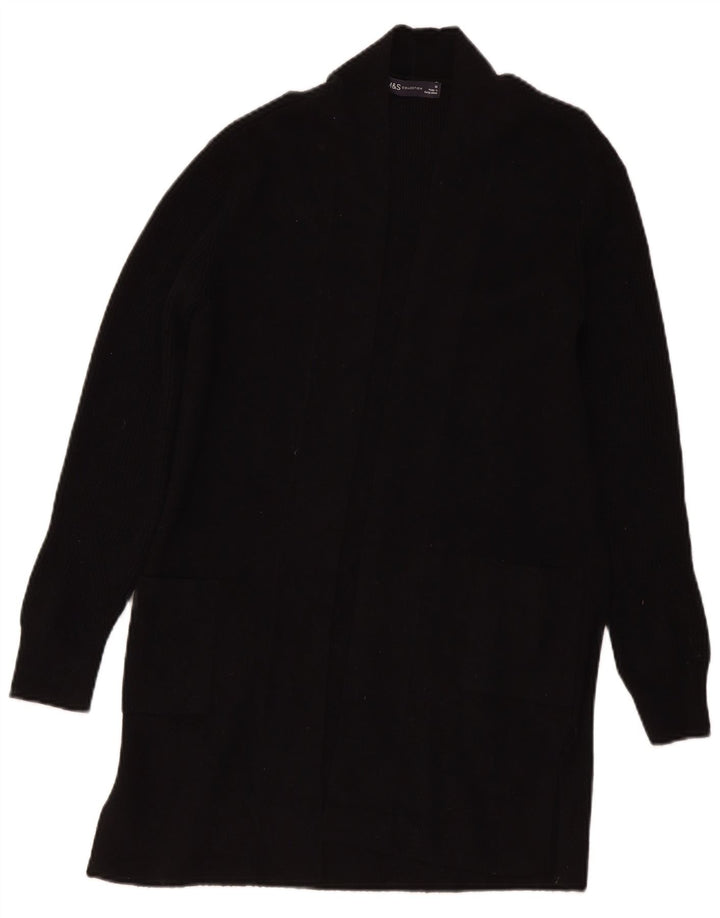 Pulover cardigan cu paragate pentru femei Marks & Spencer UK 10 Small Black