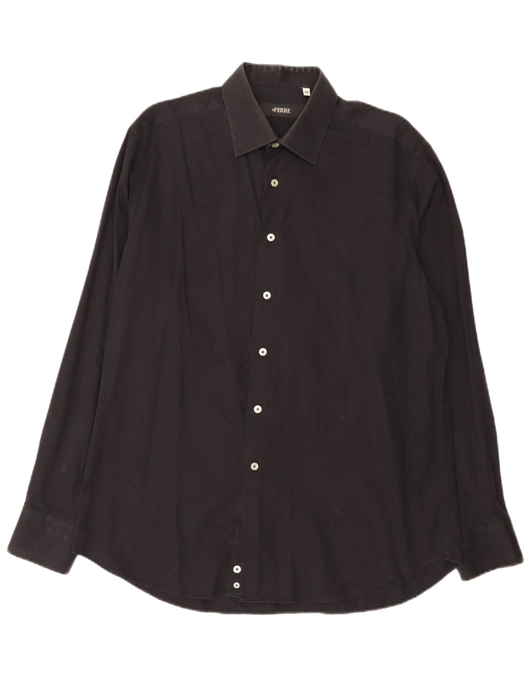 Cămașă pentru bărbați Ferre Mărimea 43 17 XL Bumbac negru