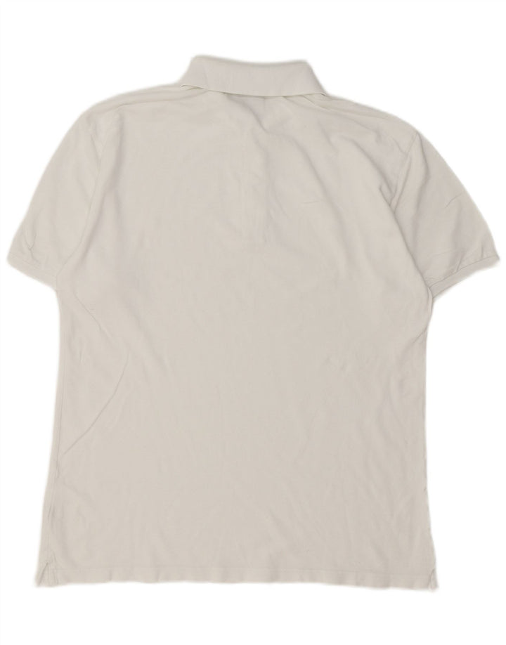 Tricou polo pentru bărbați Diadora, mare, alb, bumbac