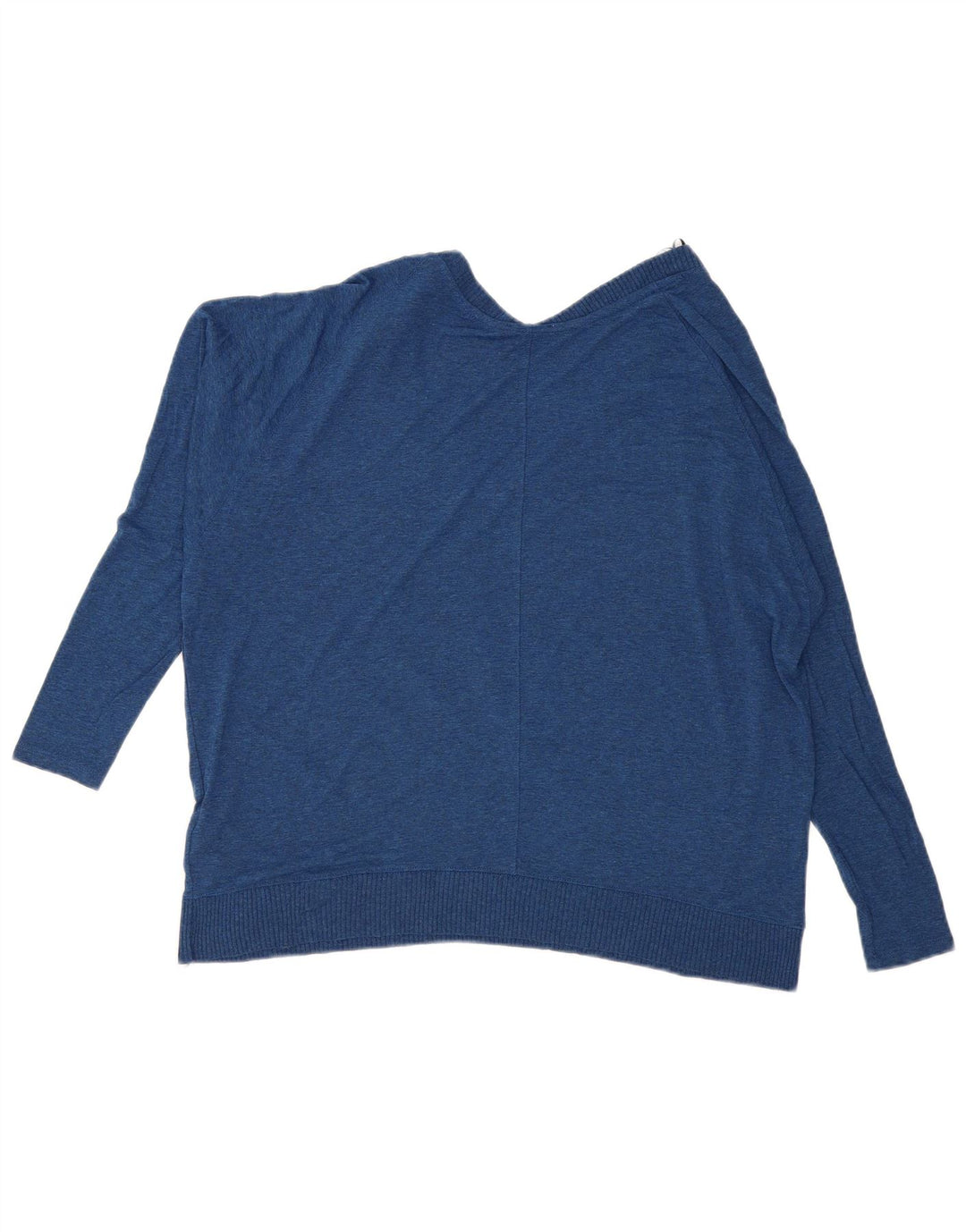 Top supradimensionat pentru femei Zara cu mânecă lungă UK 14 Medium Blue Viscose