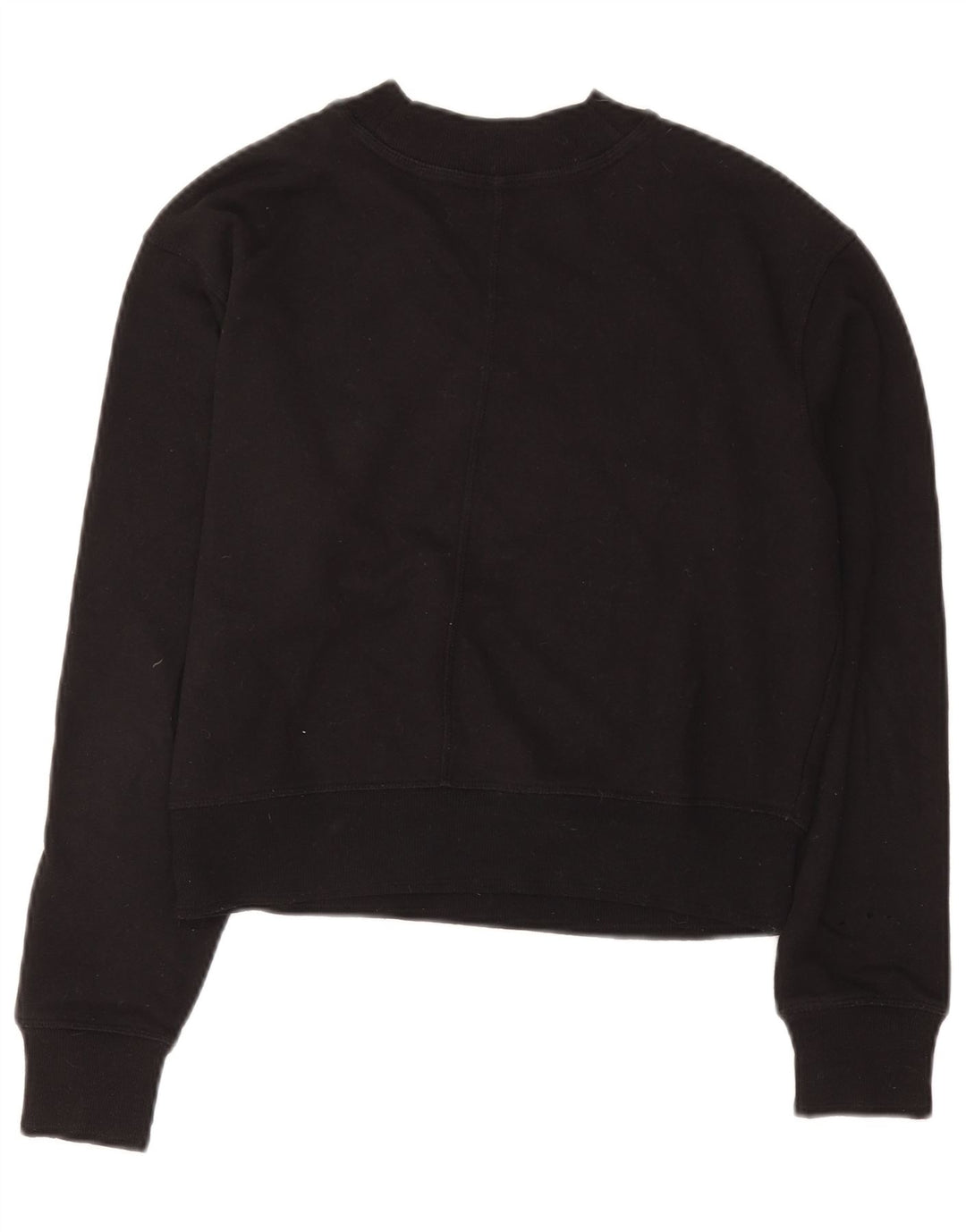 Pulover Calvin Klein pentru femei Crop Graphic Pulover UK 12 Medium Negru