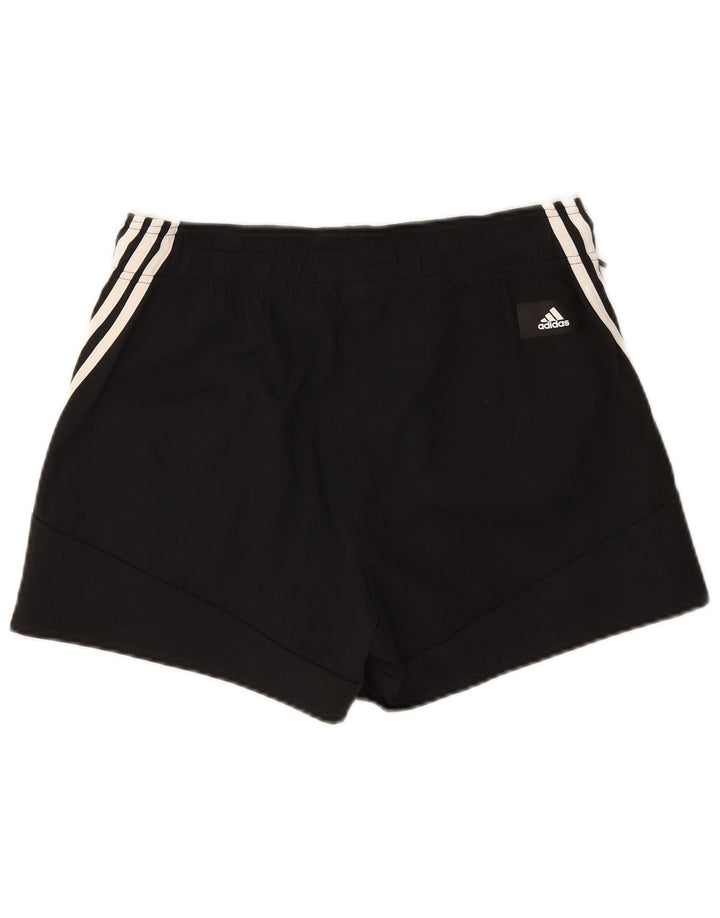 Pantaloni scurți sport pentru bărbați Adidas, bumbac mediu negru
